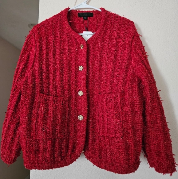 Zara's Knit Cardigan With Elbow-length Sleeves - Picture 6 of 9